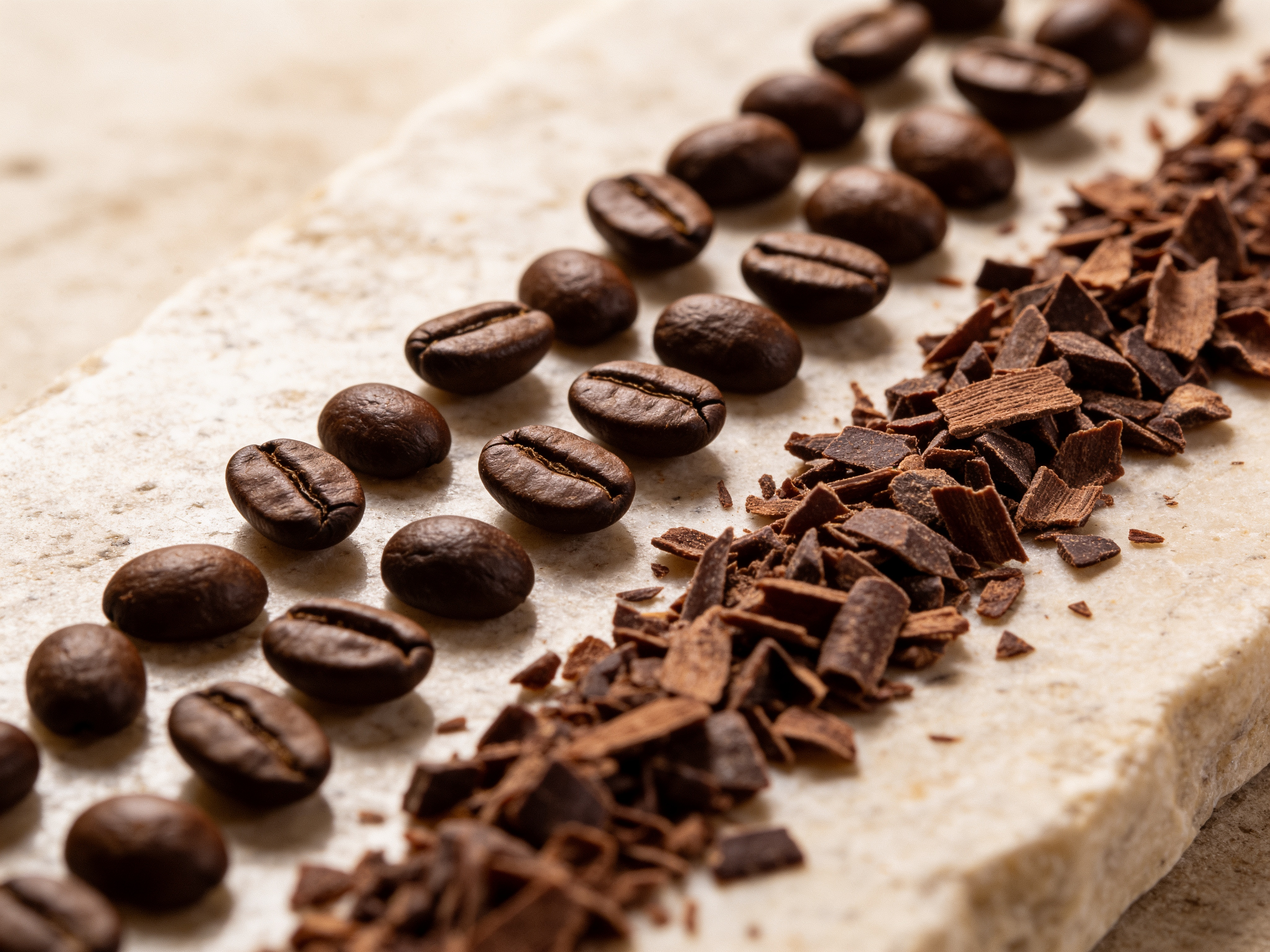 Organic coffee and cocoa